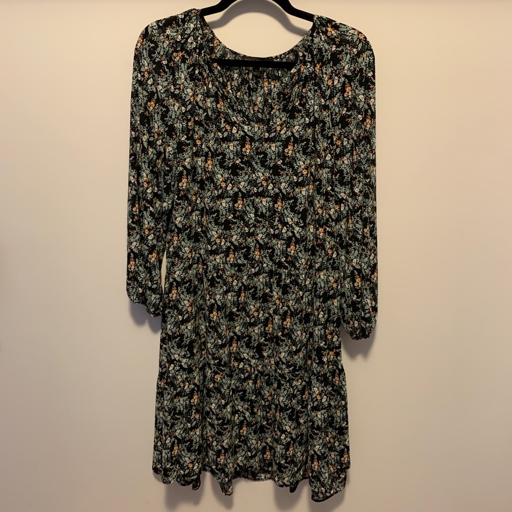 Banana Republic Floral Swing Dress, M Tall